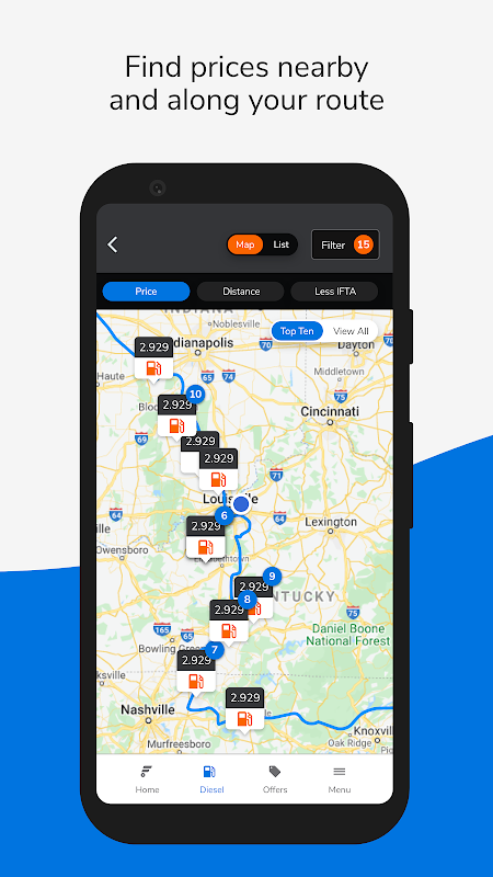 Fuelbook app screenshot 3