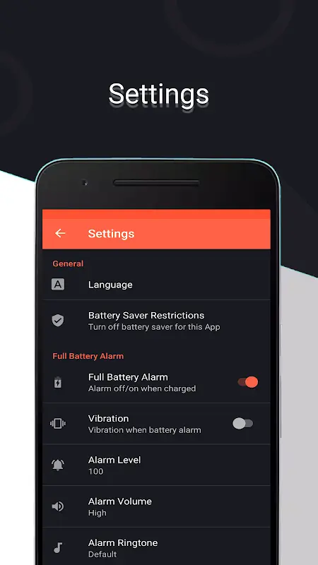 Full Charge Alarm app screenshot 5