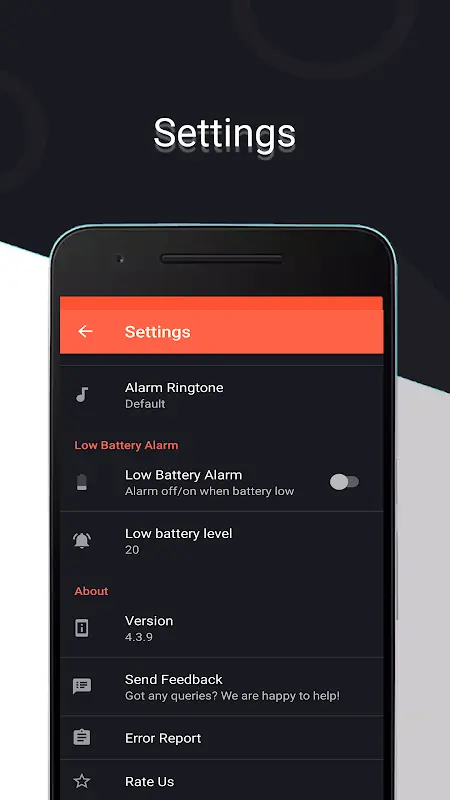 Full Charge Alarm app screenshot 8