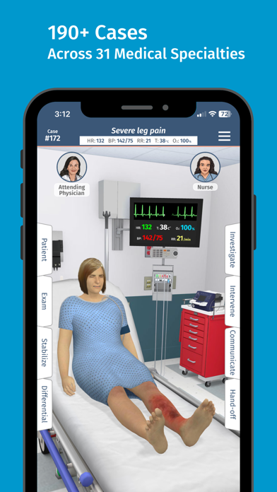 Full Code Medical Simulation app screenshot 2