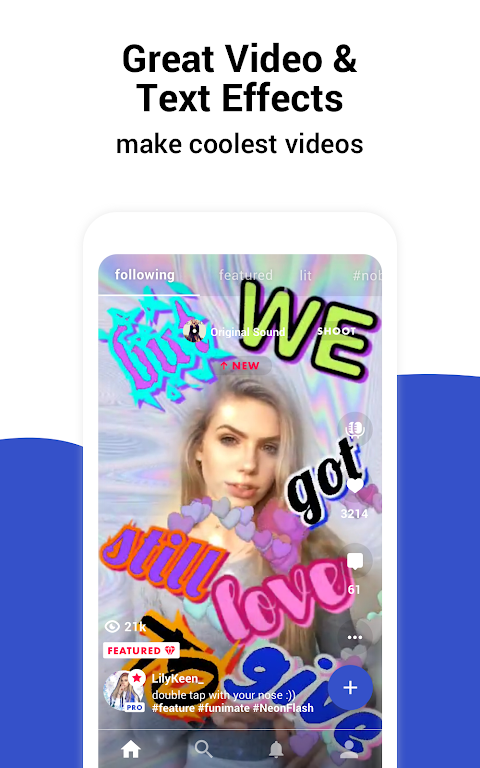 Funimate Video Editor & Maker app screenshot 1