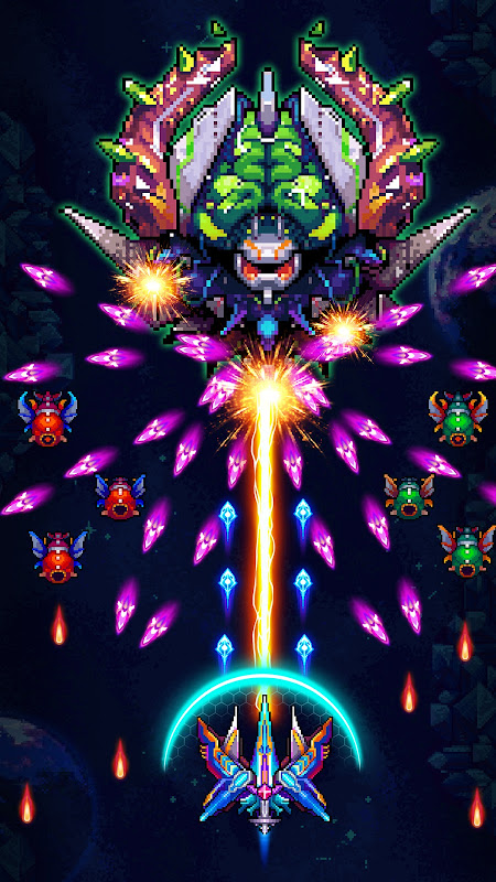 Galaxiga Arcade Shooting Game app screenshot 2