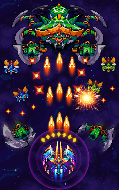 Galaxiga Arcade Shooting Game app screenshot 4