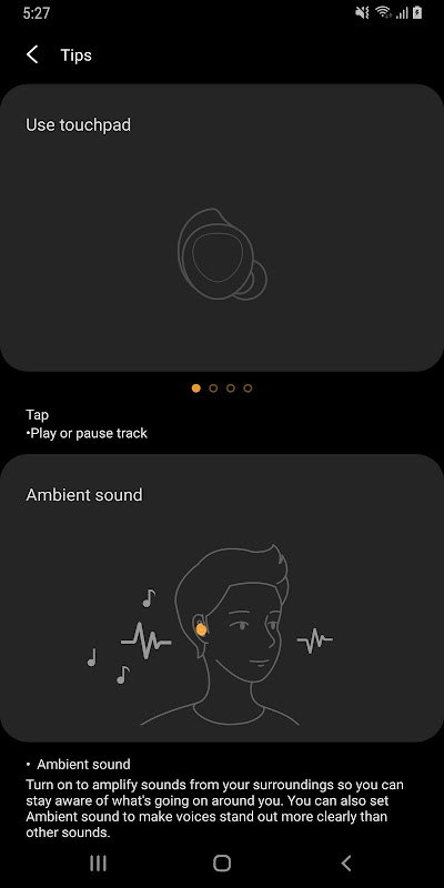Galaxy Buds Manager app screenshot 2