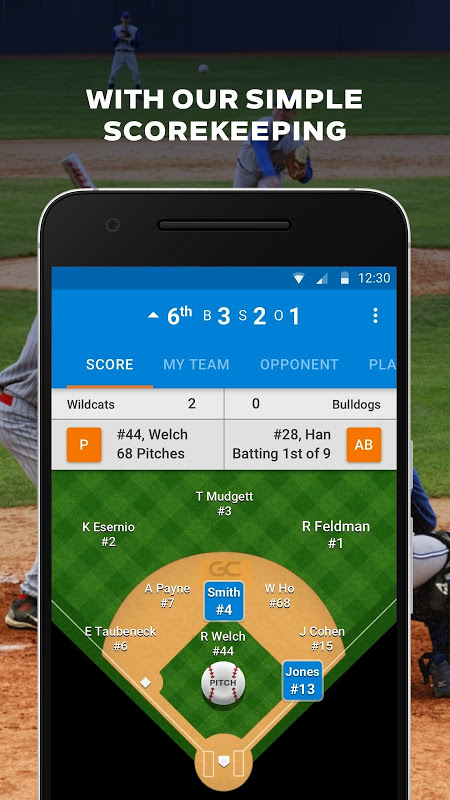 GameChanger Classic app screenshot 1