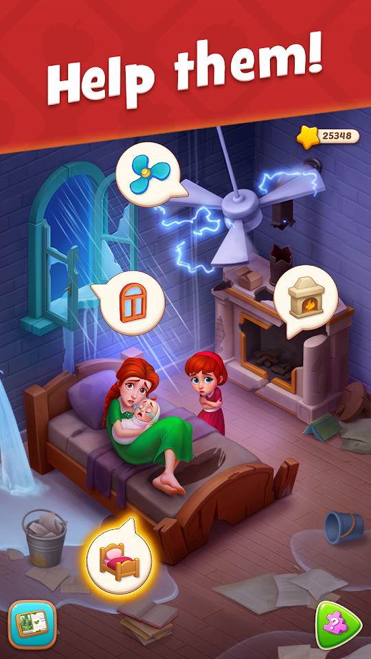 Gardenscapes app screenshot 2