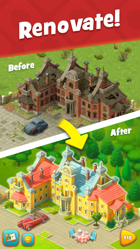 Gardenscapes app screenshot 6
