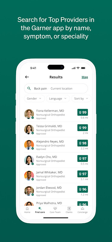 Garner Health app screenshot 2