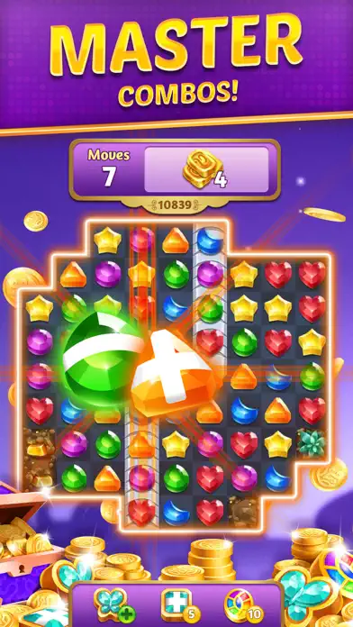 Genies & Gems – Match 3 Game app screenshot 4