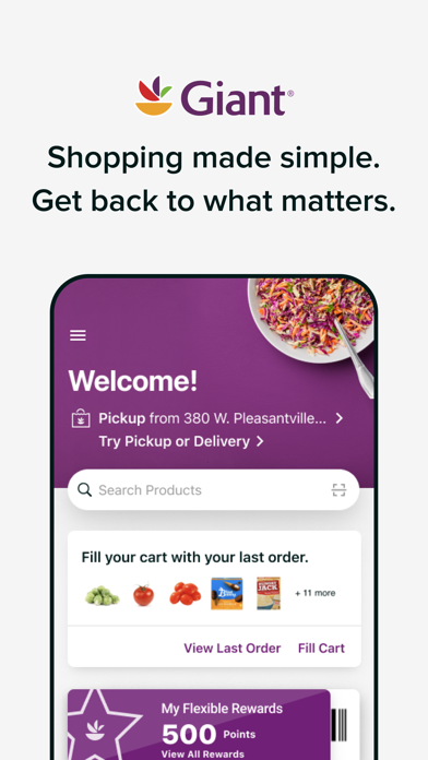 Giant Food app screenshot 1