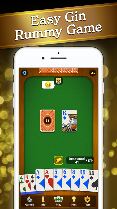 Gin Rummy Plus app screenshot 1
