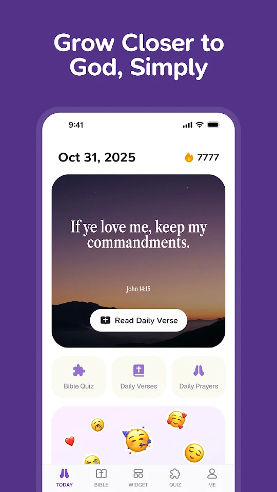 GlowVerse: Bible & Daily Verse app screenshot 2
