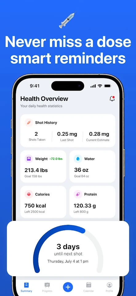 GLP-1 Tracker: Pep app screenshot 2