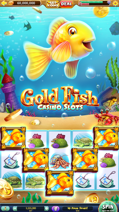Gold Fish Casino Slot Games app screenshot 1