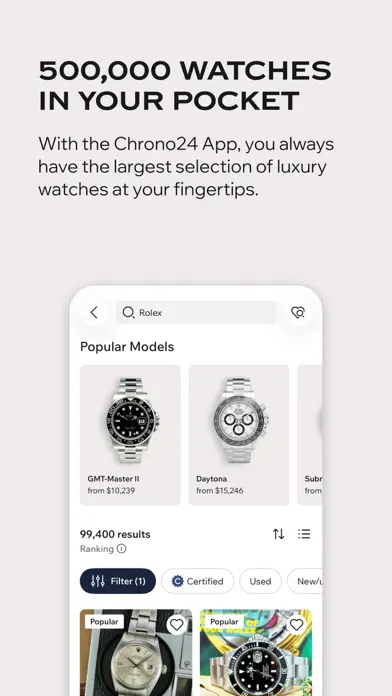 Golden Floral Watch app screenshot 1