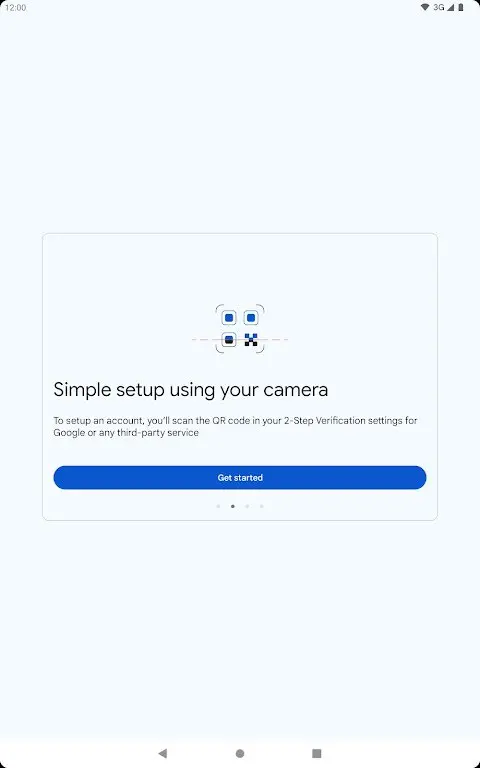 Google Authenticator app screenshot 2