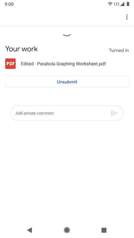 Google Classroom app screenshot 5