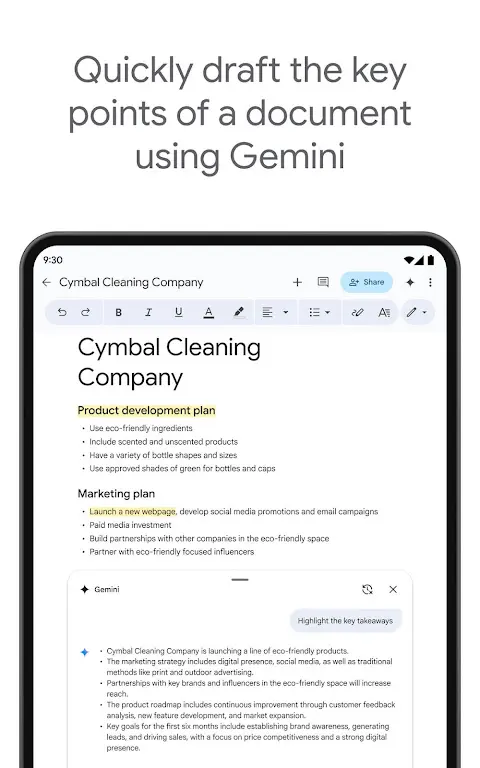 Google Docs app screenshot 8