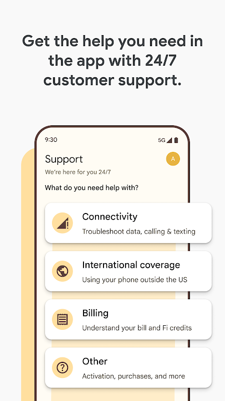 Google Fi Wireless app screenshot 8