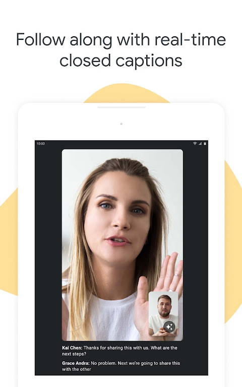 Google Meet app screenshot 4