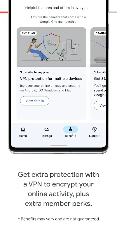 Google One app screenshot 4