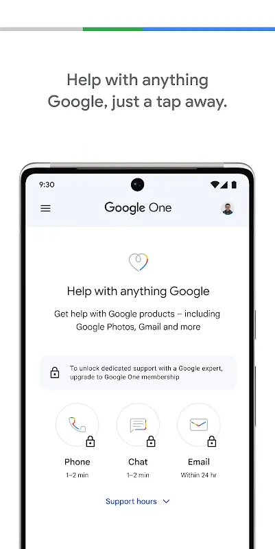 Google One app screenshot 5