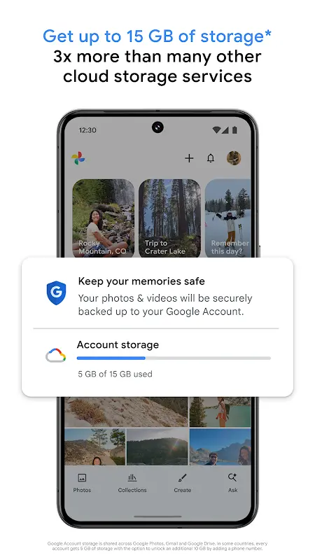 Google Photos app screenshot 1