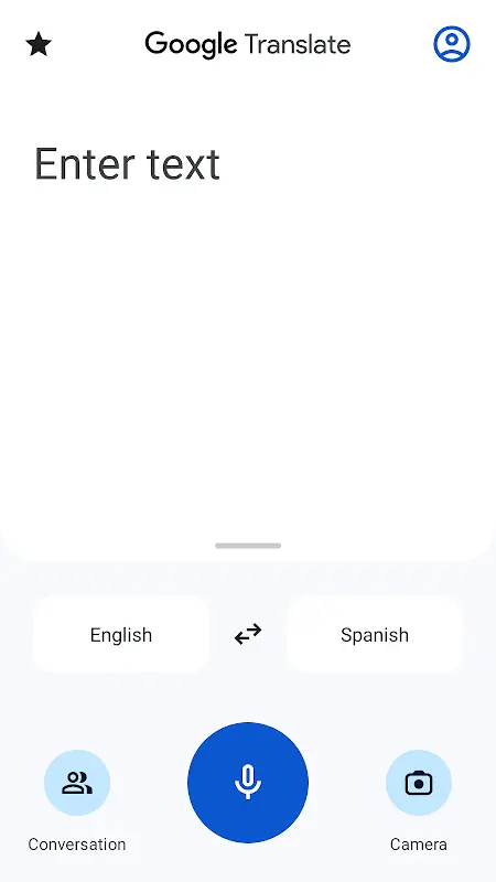 Google Translate app screenshot 3