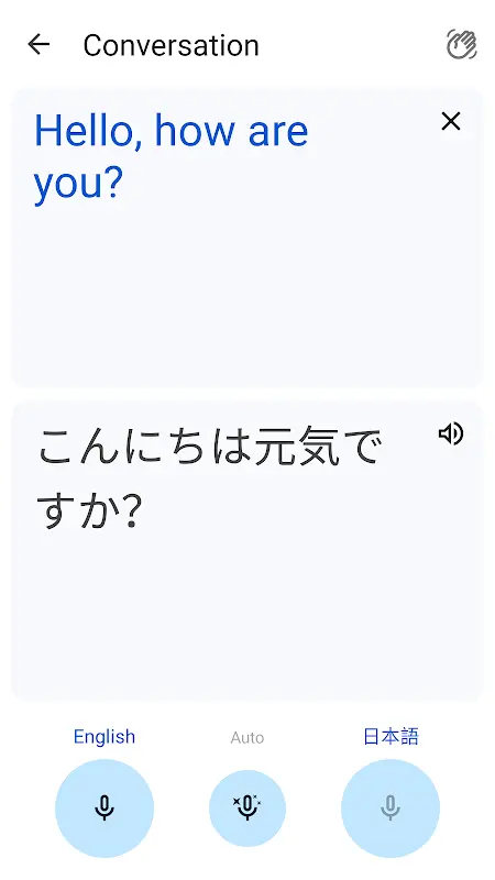 Google Translate app screenshot 5