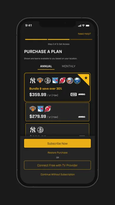 Gotham Sports app screenshot 4