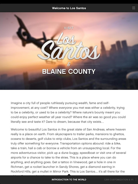 Grand Theft Auto V: The Manual app screenshot 3