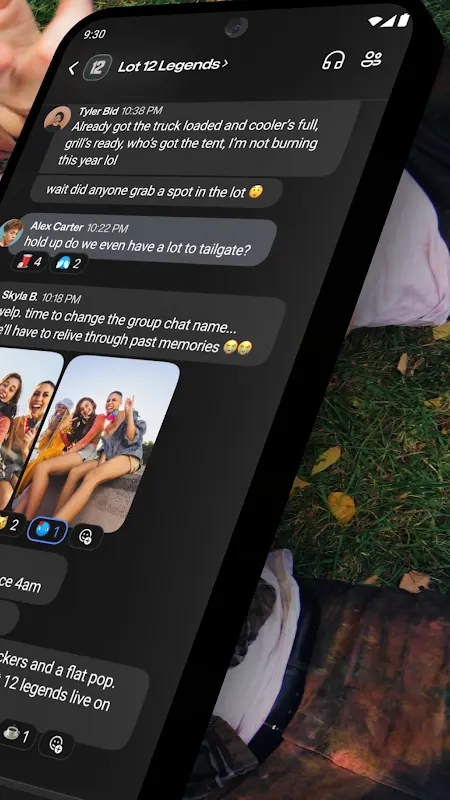 GroupMe app screenshot 2