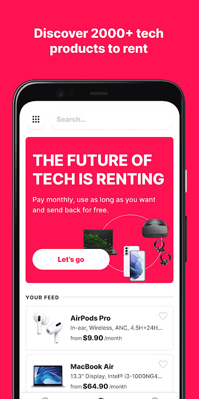 Grover – rent tech flexibly app screenshot 1