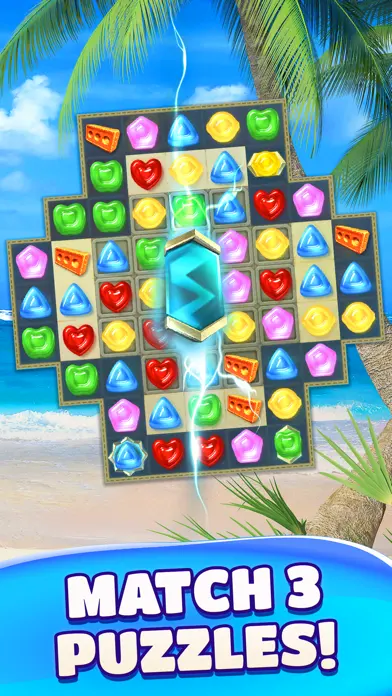 Gummy Drop! Match 3 & Travel app screenshot 1