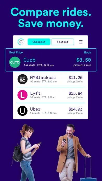 Hackney: Compare Rideshares app screenshot 4