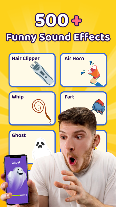 Hair Clipper Prank, Fart Sound app screenshot 1