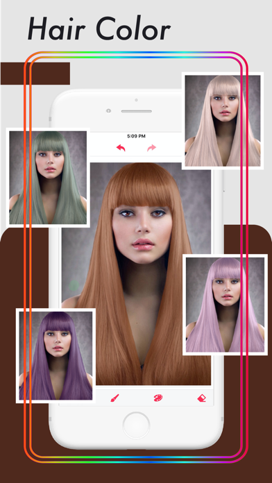 Hair Color Changer: Hairstyles app screenshot 1