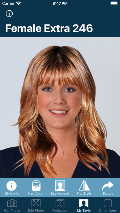 Hair Color Try On app screenshot 3
