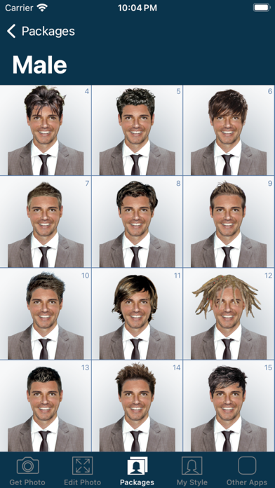 Hair Color Try On app screenshot 6