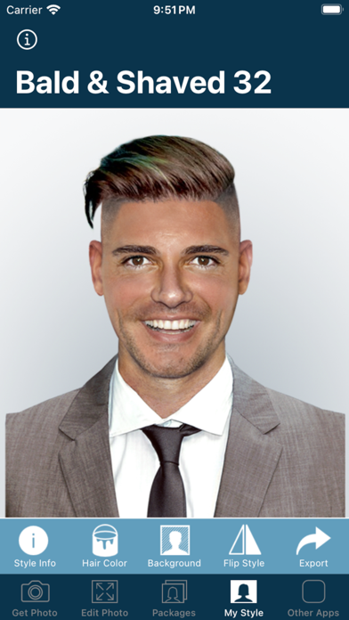 Hair Color Try On app screenshot 8