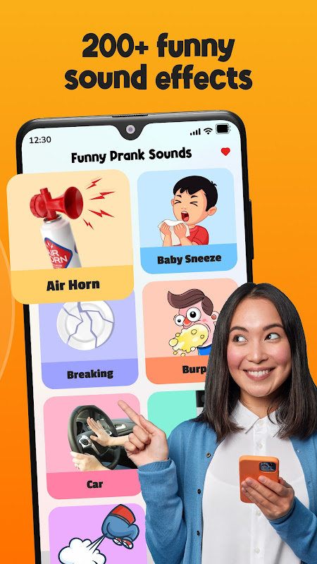 Haircut prank, air horn & fart app screenshot 2