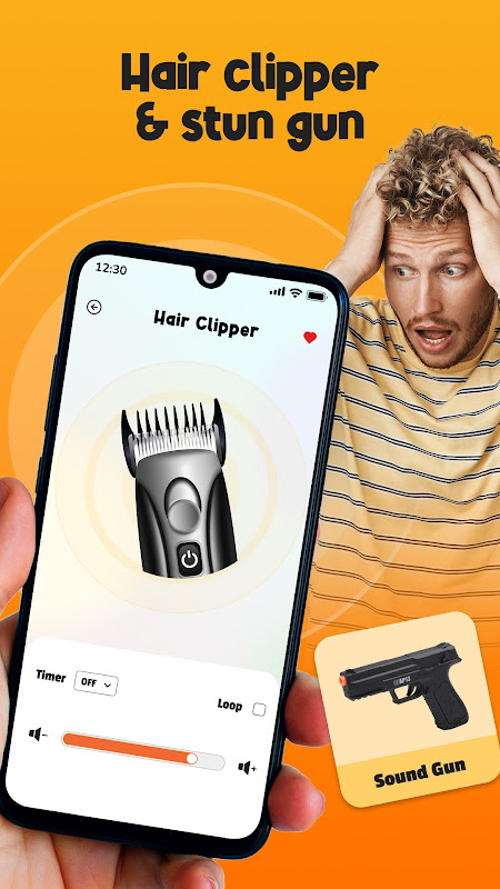 Haircut prank, air horn & fart app screenshot 3