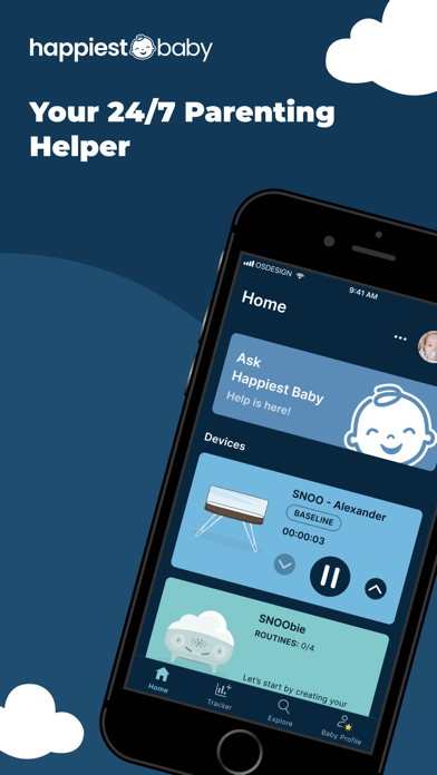 Happiest Baby, makers of SNOO app screenshot 1