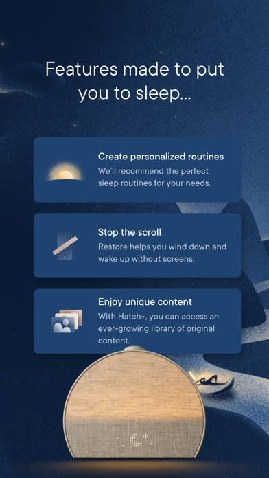 Hatch Sleep app screenshot 3