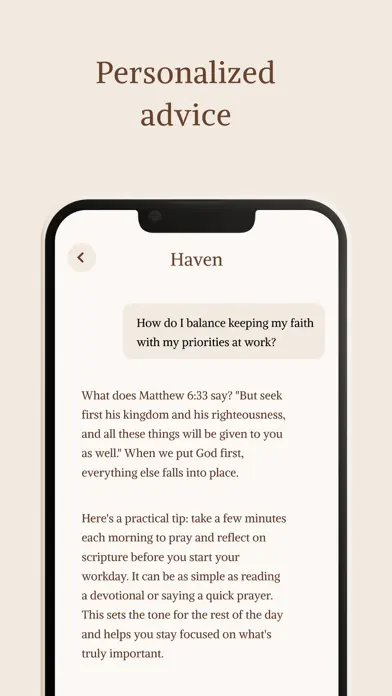 Haven – Chat Bible app screenshot 3