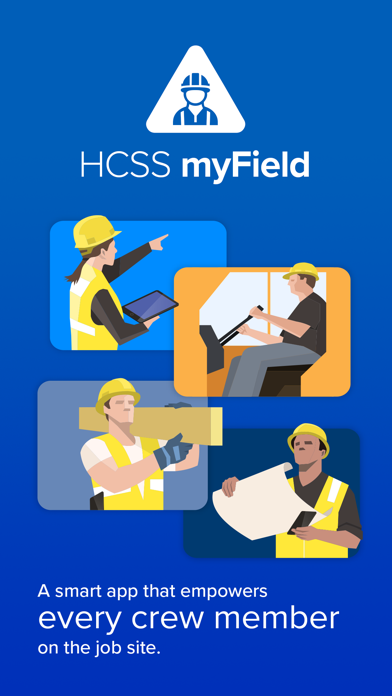 HCSS myField: Track job hours app screenshot 1