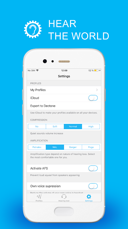 Hearing Aid APP:PETRALEX 4 EAR app screenshot 3