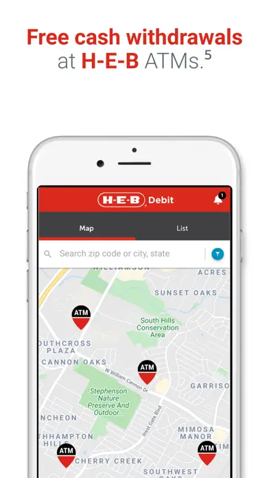 H-E-B Debit app screenshot 4