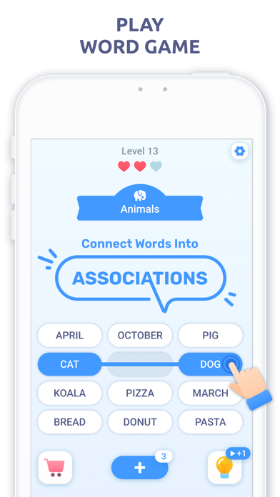 Hexa Ties: Word Associations app screenshot 1