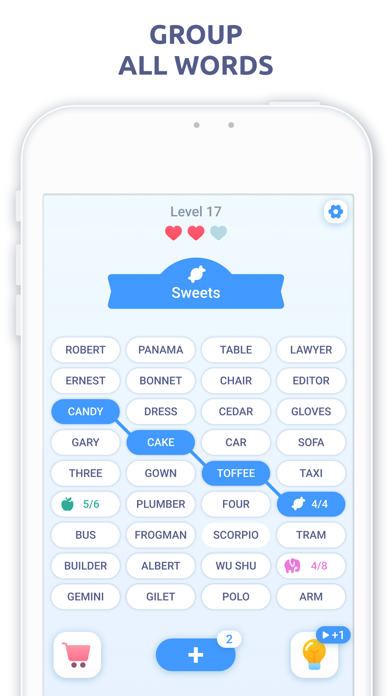 Hexa Ties: Word Associations app screenshot 2